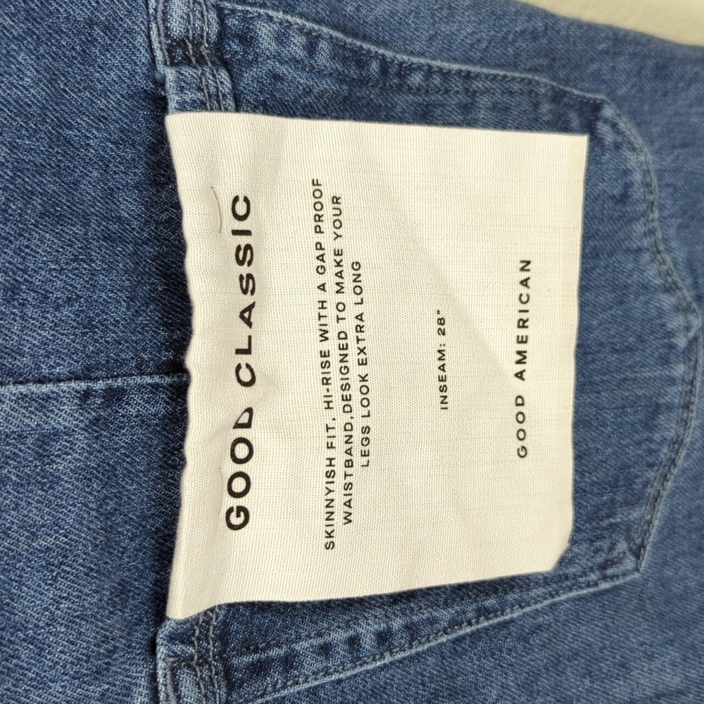 Good American High Rise, Good Classic, Blue Denim, size 29. - Picture 11 of 14